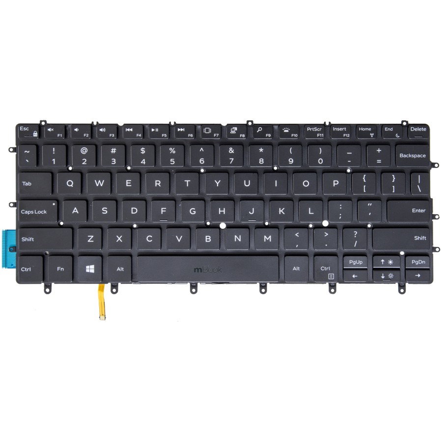 Teclado pra Dell XPS 13 9380 Layout US
