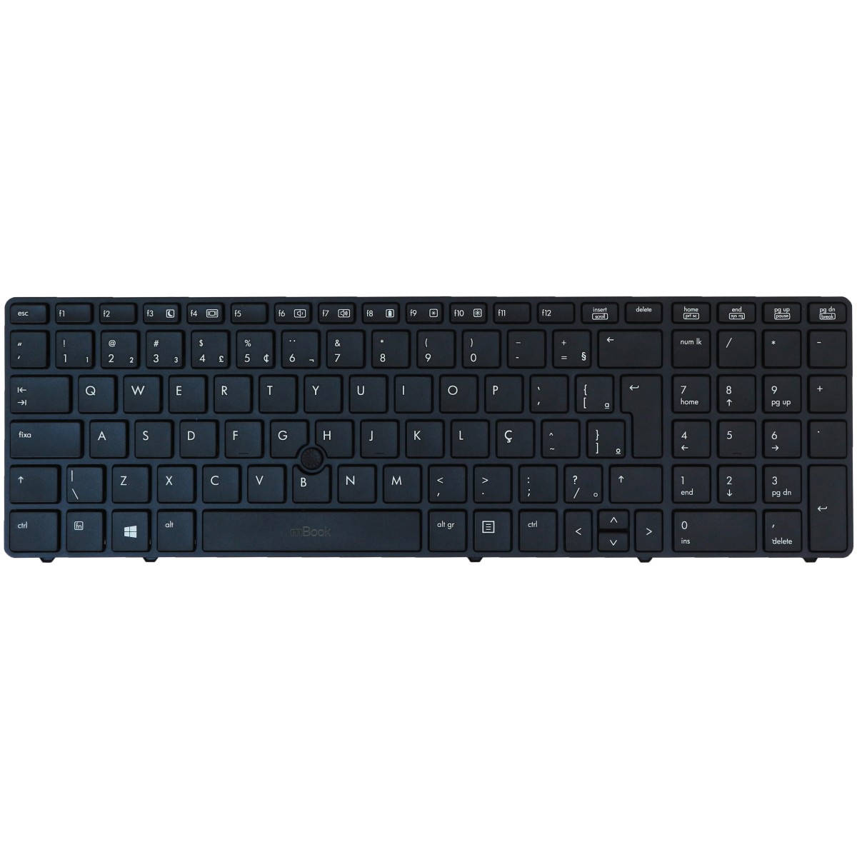 Teclado para HP 701987-201 641179-001 Br, 