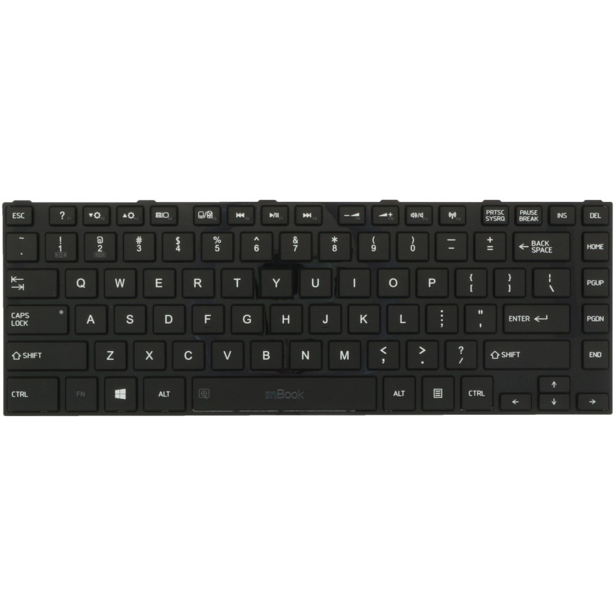 Teclado para Toshiba Satellite L835-sp3360fm C845d-sp4384rm, 