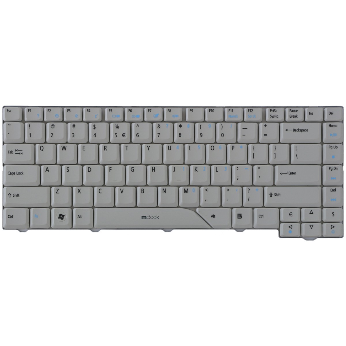 Teclado para Acer Nsk-h370u Nsk-h391b Nsk-h3v1b Aezd1600110, 