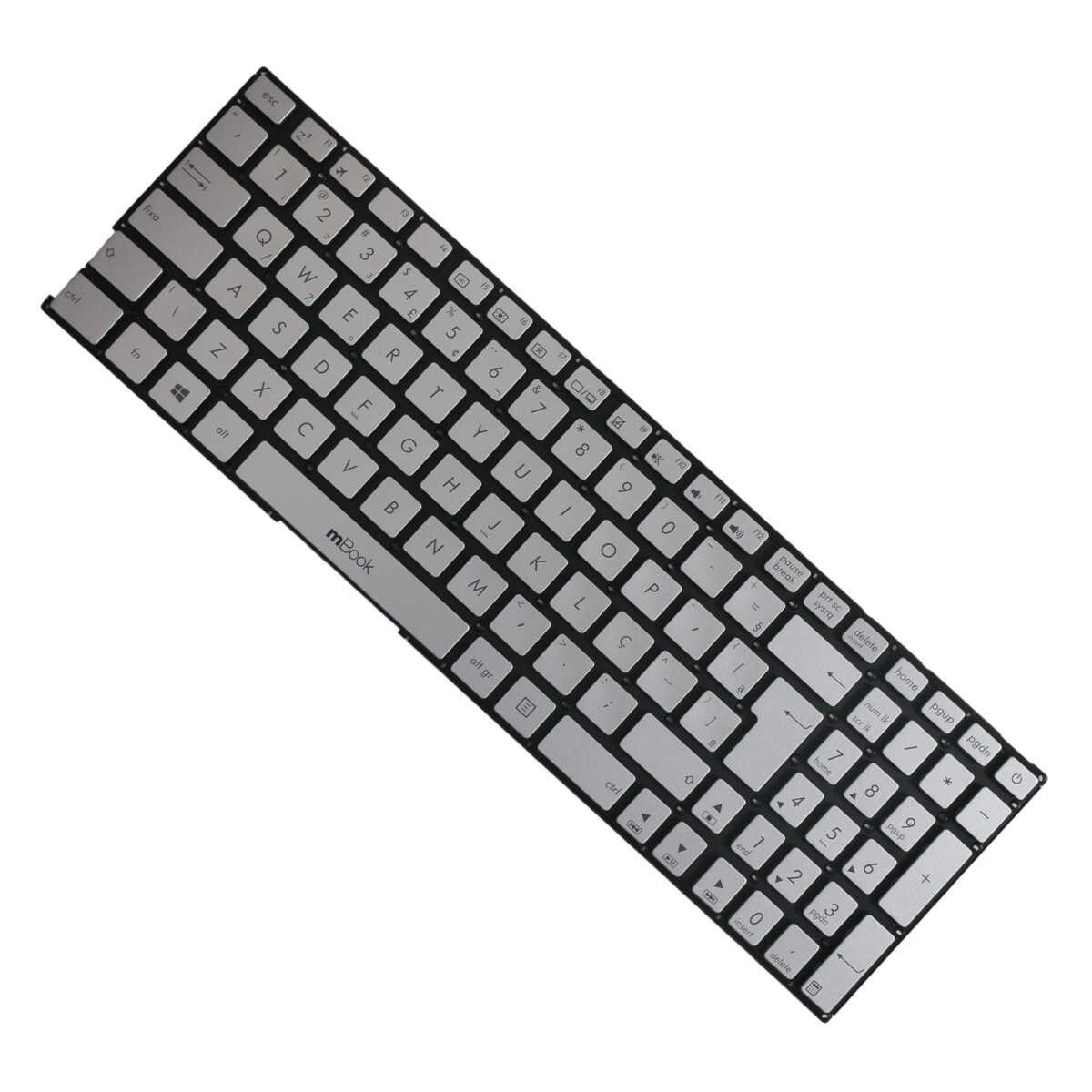Teclado mBook para Asus F540LA BR Prata, 