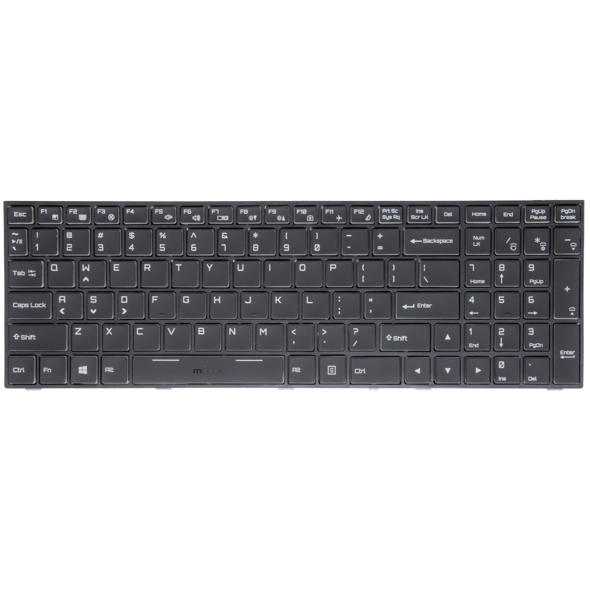 Teclado Compatível Com 6-80-w6701-010-1g Mp-13h83u4j4301, 