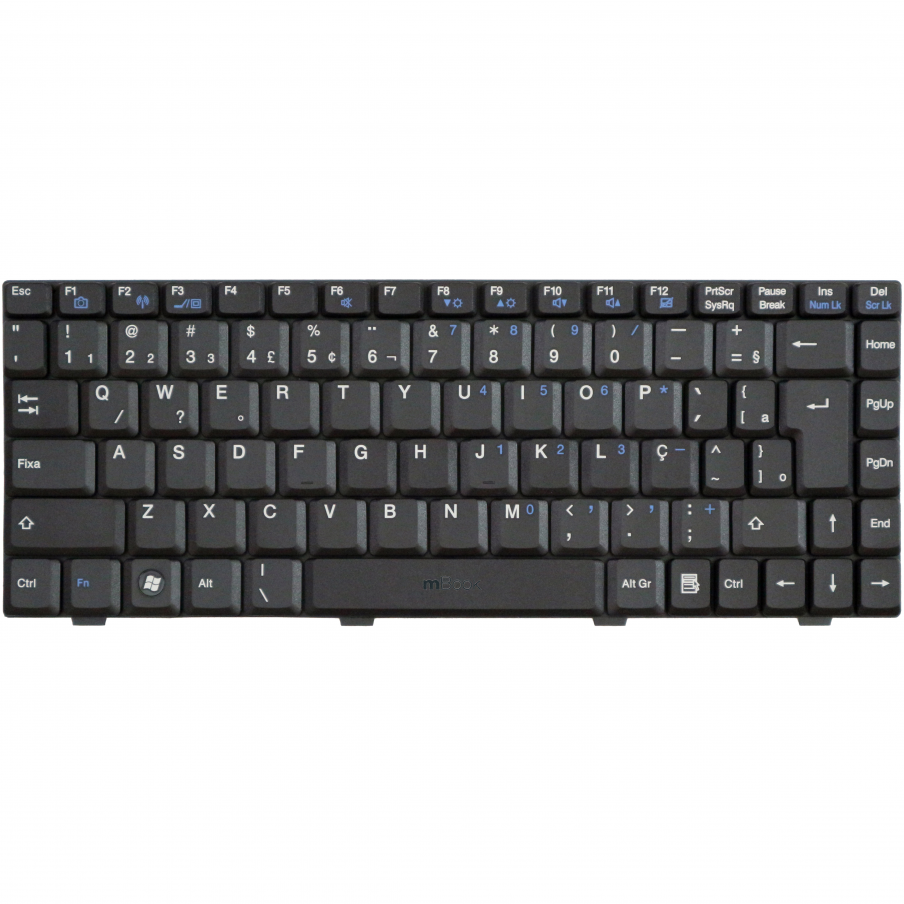 Teclado Semp Toshiba Sti Is1462 V022405bk5 Br Com ( Ç )