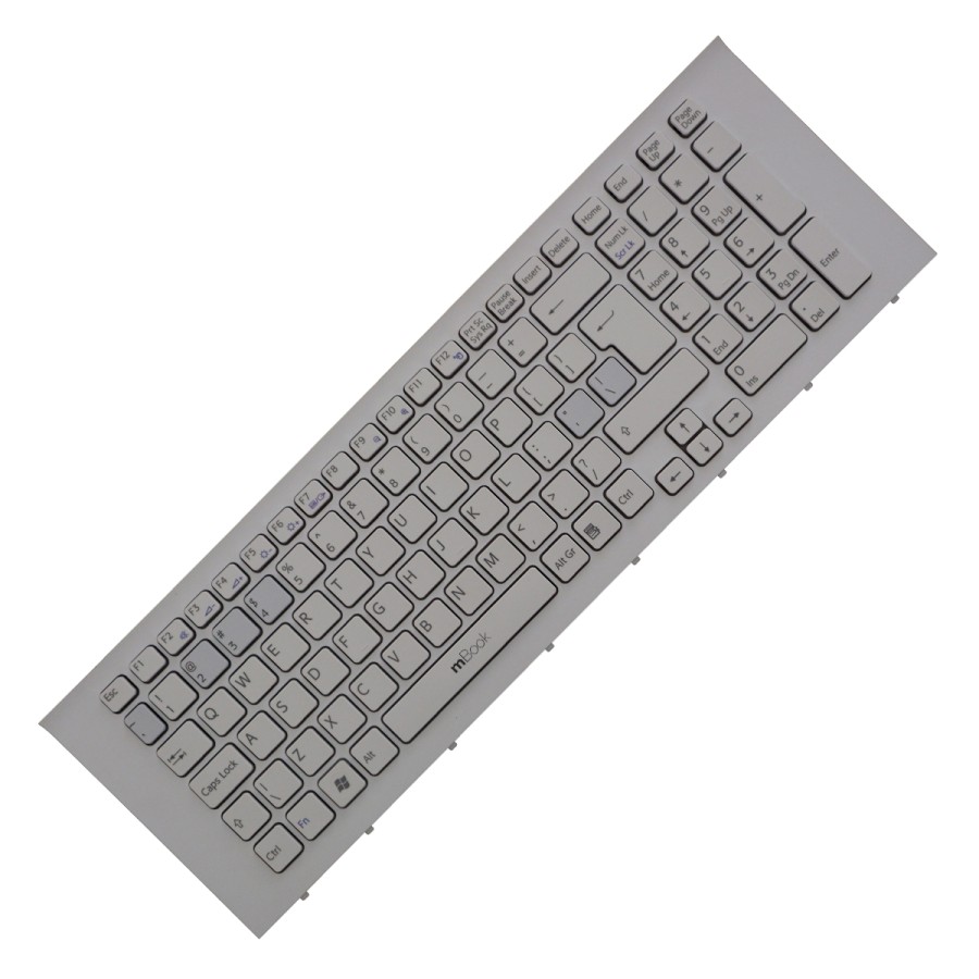 Teclado Sony Vaio Vpc-ec Vpcec Mp-09l26e0-8863 Branco