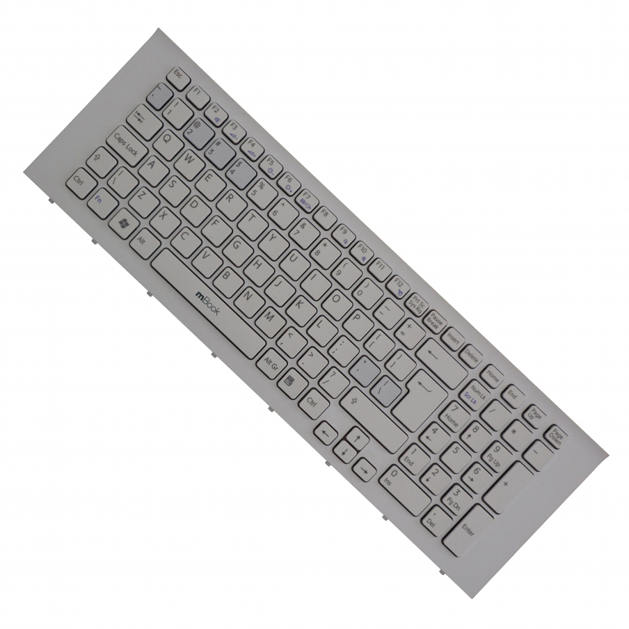 Teclado Sony Vaio Vpc-ec3m1e Vpcec1m1e Vpcec2s0e Branco