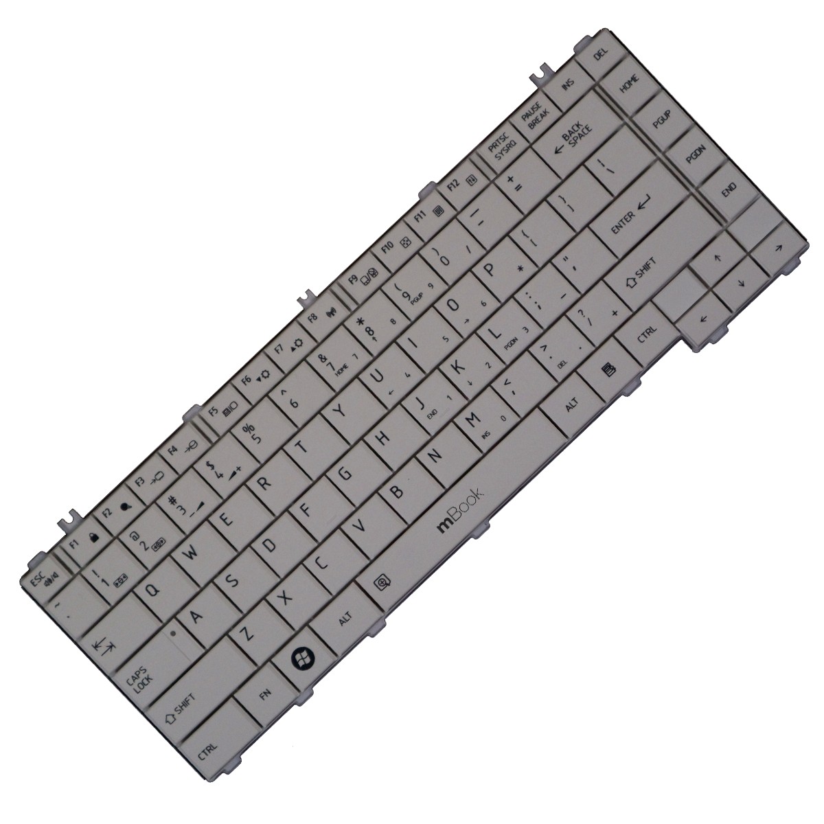 Teclado Toshiba Branco Us C600 C640 C645 L600 L630 L635