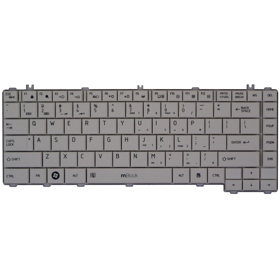 Teclado Toshiba Branco Us C600 C640 C645 L600 L630 L635