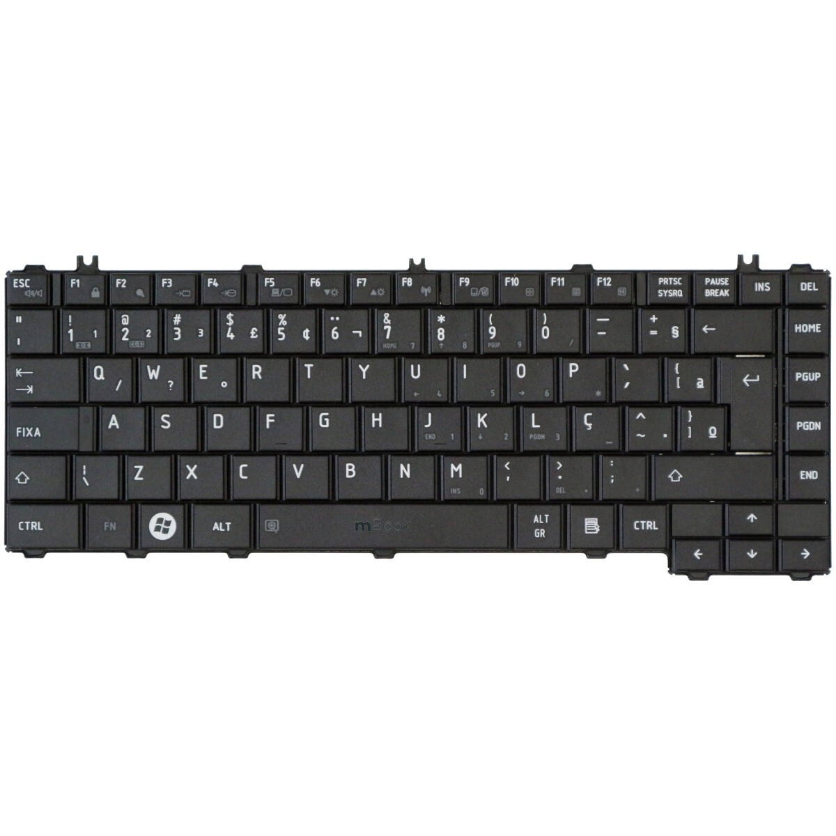 Teclado para Toshiba Satellite L600 L360 C600 C640 C645 Br, 