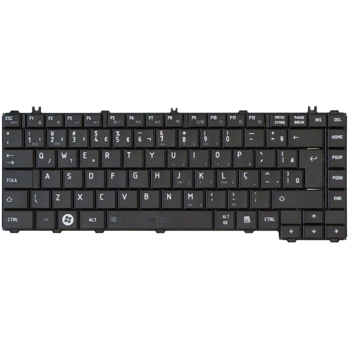 Teclado Para Toshiba V114226ck1 Sk-tm1gv Mp-09m73us6920 Br, 