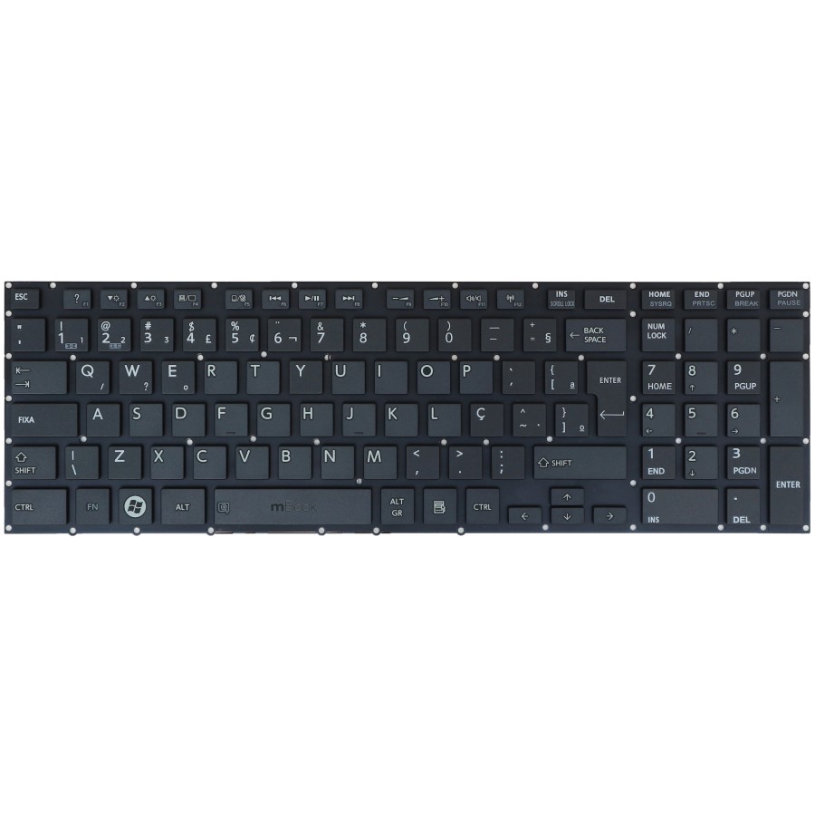 Teclado Toshiba aebdas00020-sl mp-12x16chj920