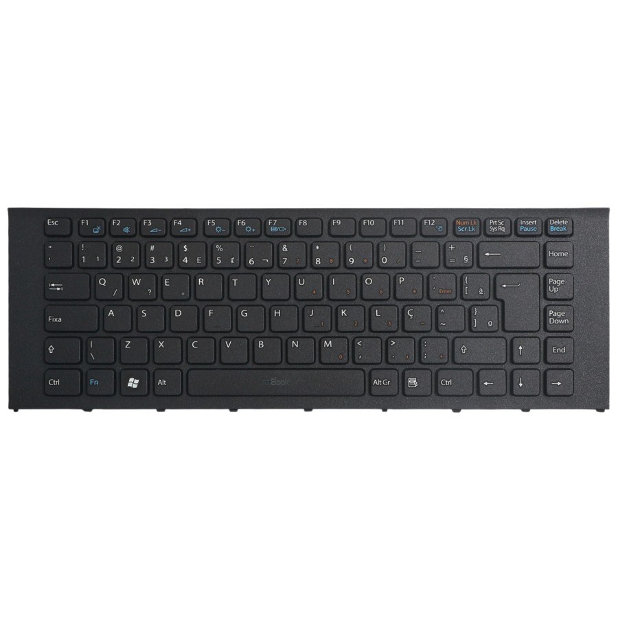 Teclado Sony Vaio Vpcea Series Vpc-ea2ufx/p Preto C Frame