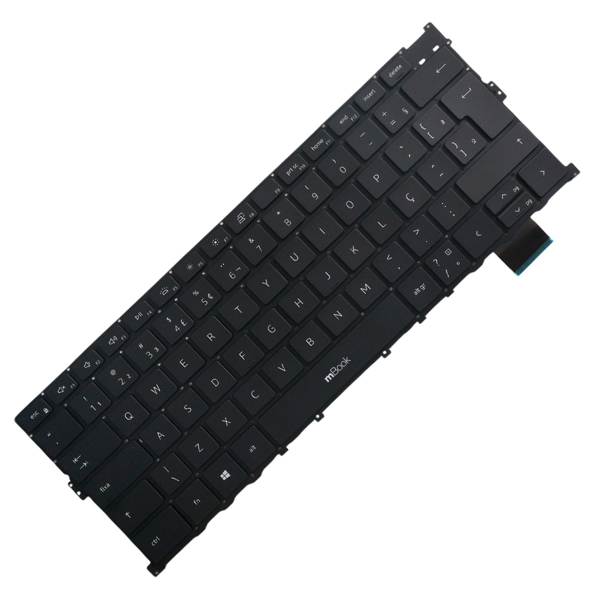 Teclado mBook para Dell 03jpw6, dlm19b9 BR com LED