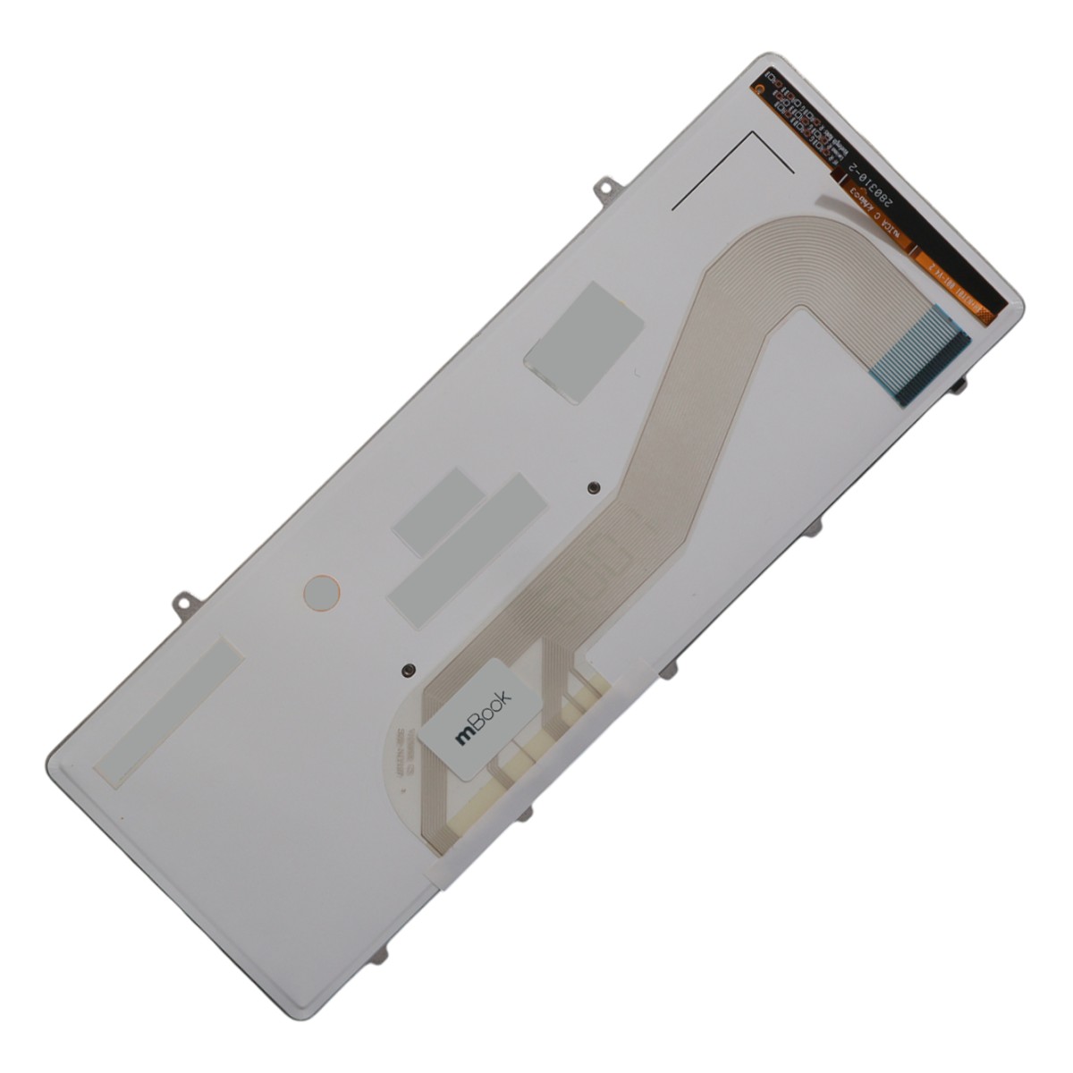 Teclado mBook para Dell compatível com 0ktg44 US Com LED, 