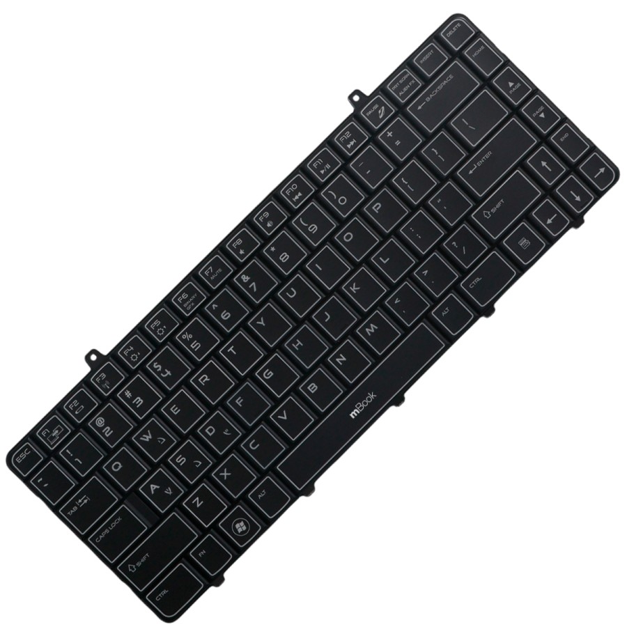 Teclado mBook para Dell compatível com 0ktg44 US Com LED
