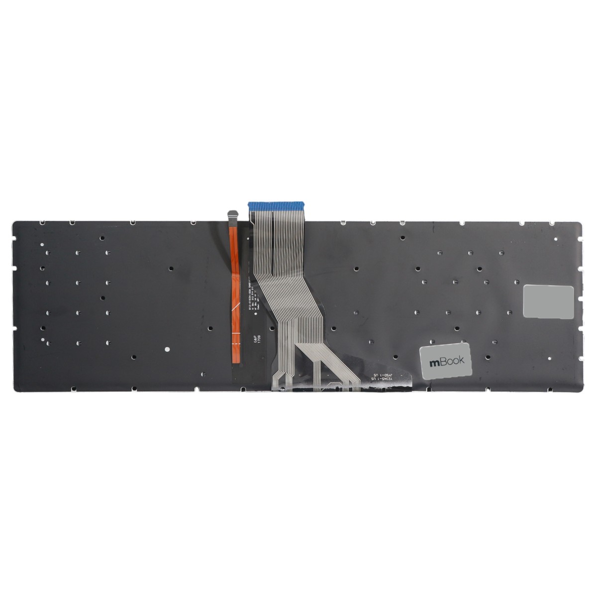 Teclado Para Hp Pavilion 15-aw050ca 15-au062nr Prata Com led, 