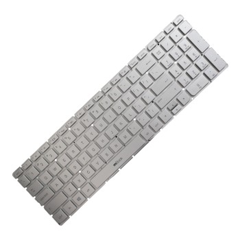 Teclado Para Hp Pavilion 15-aw050ca 15-au062nr Prata Com led, 