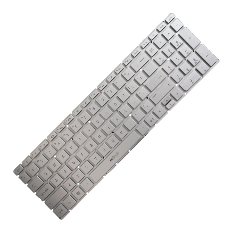 Teclado Para Hp Pavilion 15-aw050ca 15-au062nr Prata Com led, 