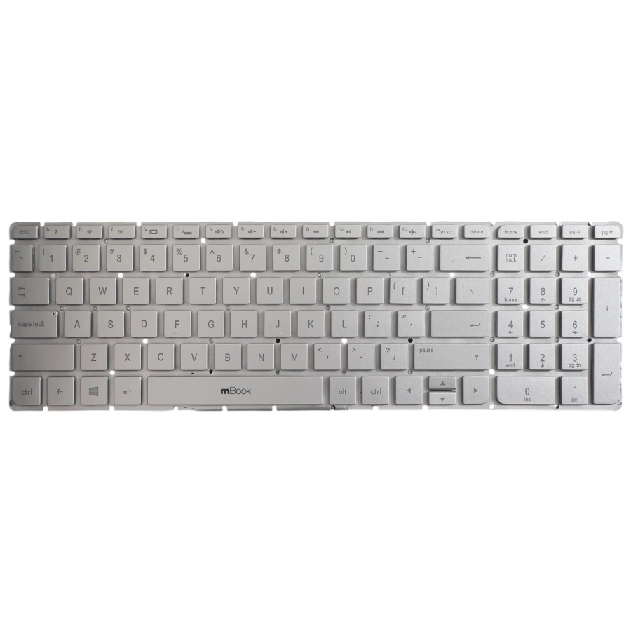 Teclado Para Hp Pavilion 17-g113dx 17-ab000 Prata Com led