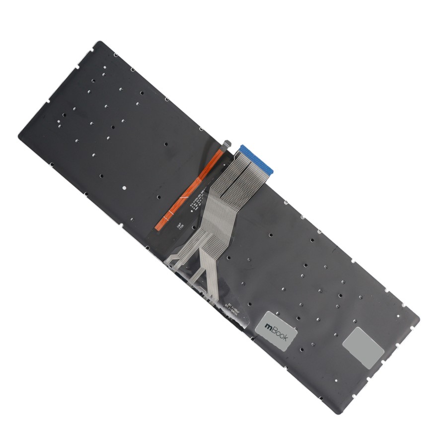 Teclado Para Hp Pavilion 17-g163nr 17-g061nr Prata Com led, 