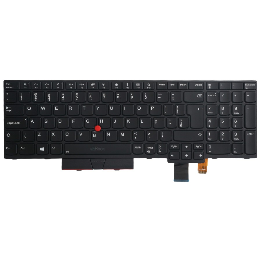 Teclado para Lenovo compatível com WIDNBL-106US BR com PS