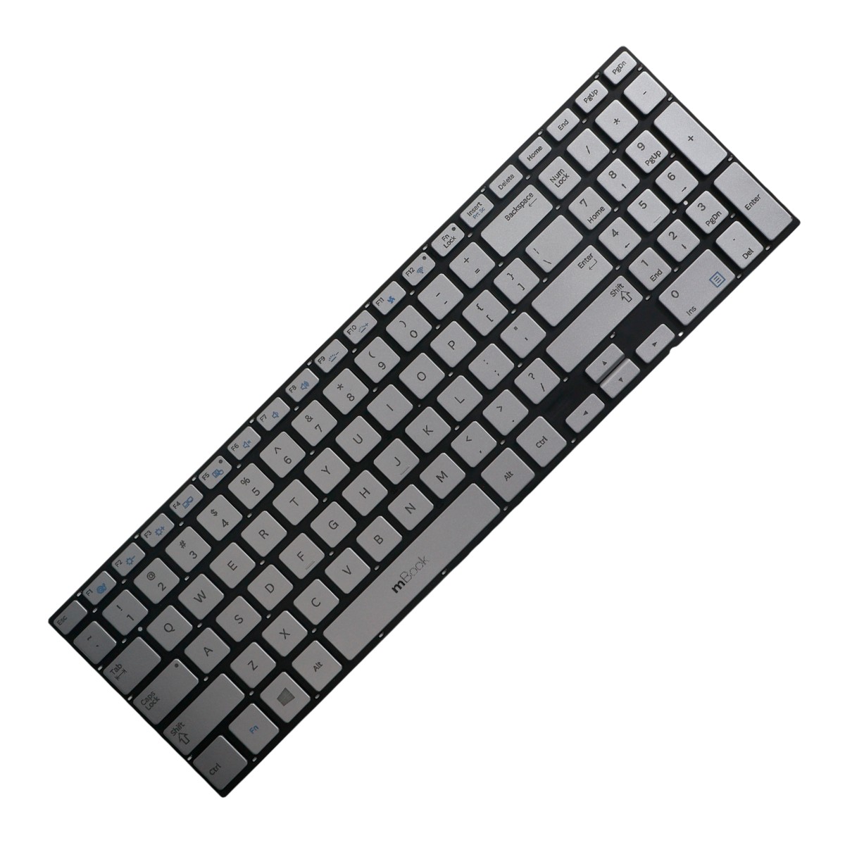 Teclado para Samsung NP880Z5E US Prateado, 