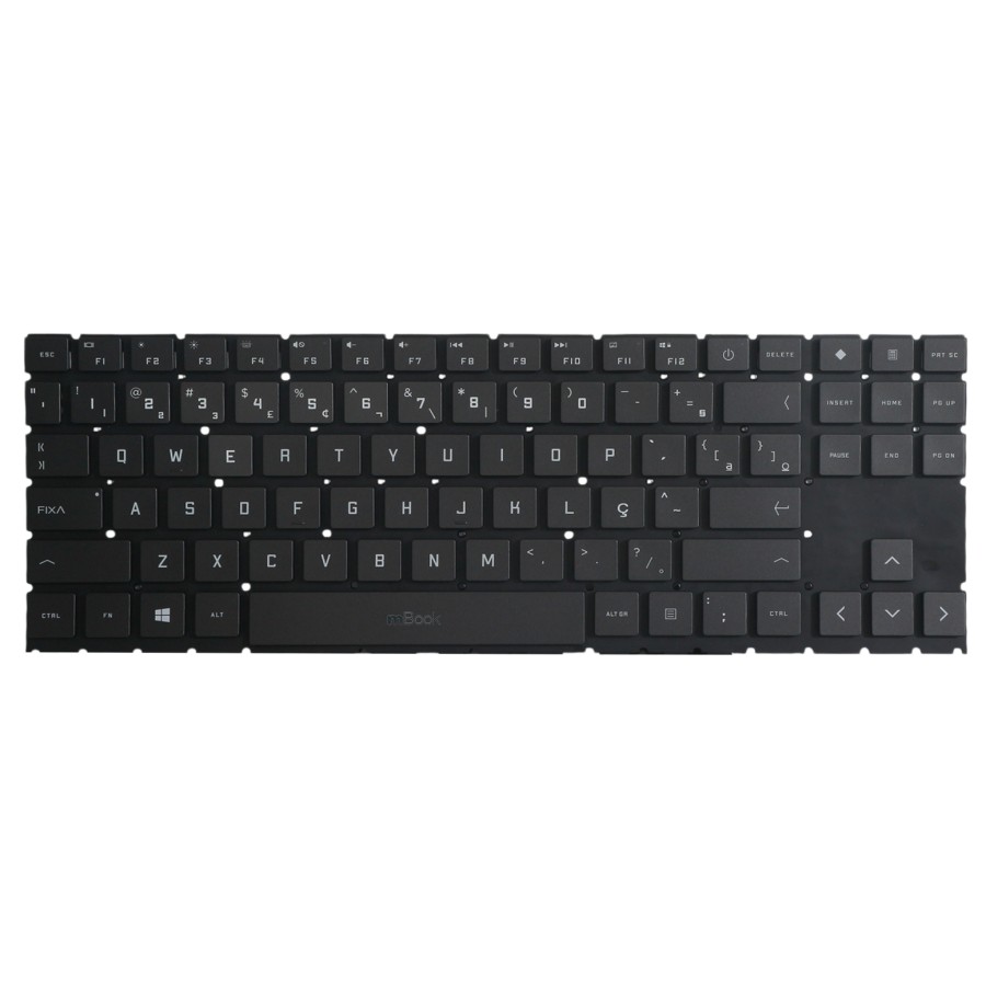 Teclado mBook para HP Omen 15-EK0019NR para processador AMD