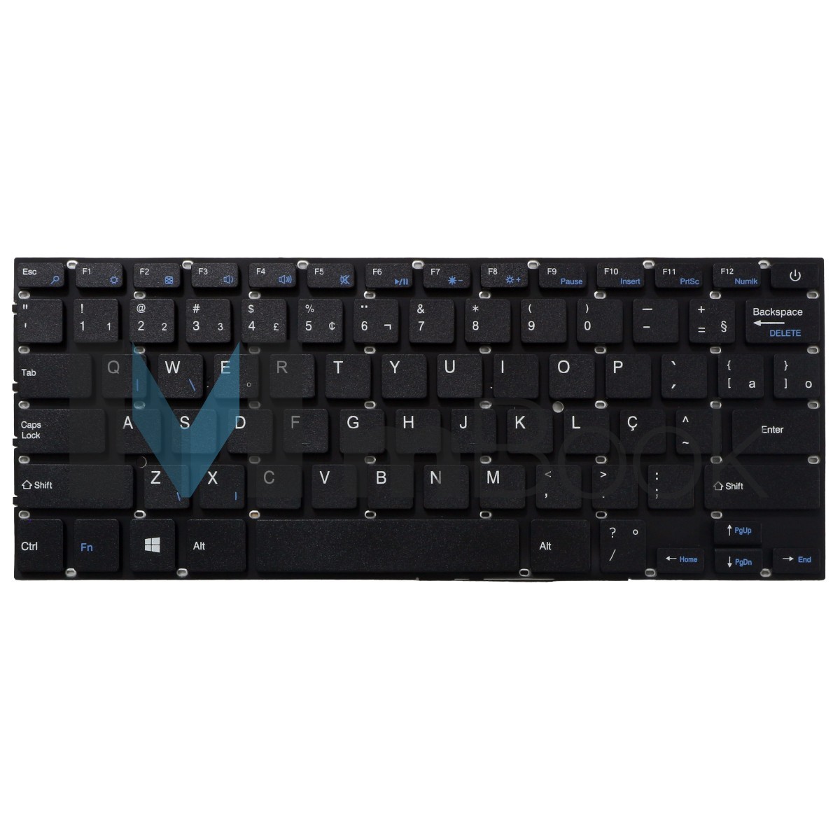 Teclado Para Notebook Multilaser Legacy Pc208 Pc209 Pc210, 