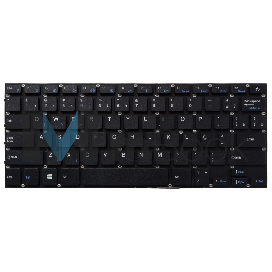 Teclado Para Notebook Multilaser Legacy Pc208 Pc209 Pc210