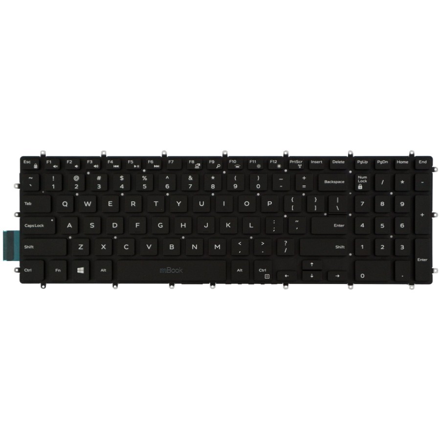 Teclado P/ Dell Inspiron 15 5565 5567 Pt1ny 1dp67 US