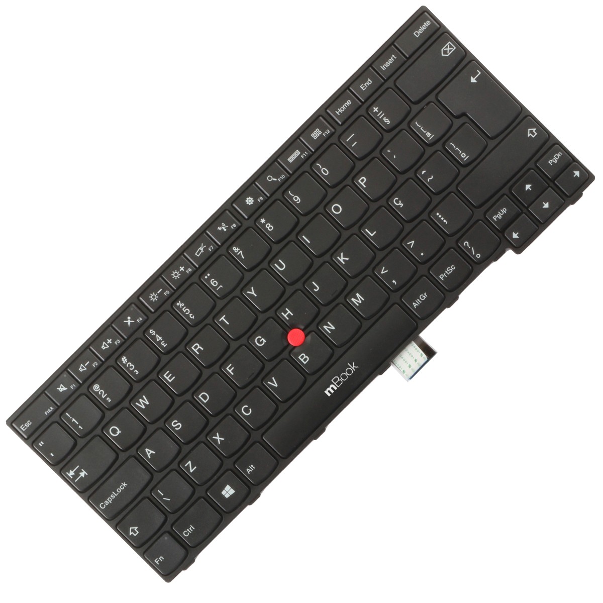 Teclado para Lenovo Ideapad 04x6101 Mp-13u53us-g62 Br