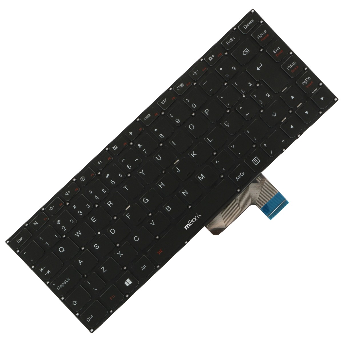 Teclado para Lenovo Yoga 700-14isk Br Com Ç