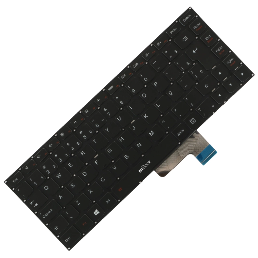 Teclado para Lenovo Yoga 700-14isk Br Com Ç