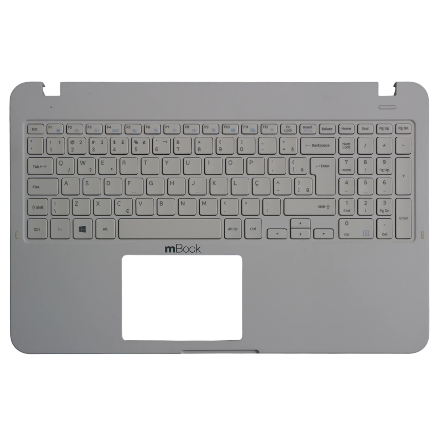 Teclado para Samsung Essentials NP350XAA-KF2BR Branco