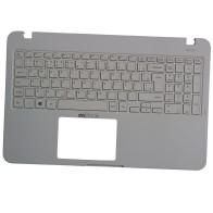 Teclado com Palmrest Para Samsung Np350xaa Branco Teclado com Palmrest Para Samsung Np350xaa Branco