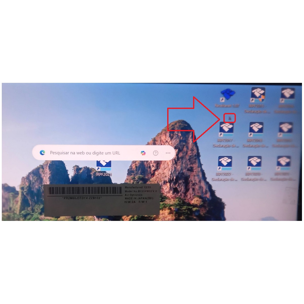 Tela Led Com pequena mancha Lt131ee11000 B131hw02 V.0 Sony Vpc-z Pcg-31113l ESPEC114, 