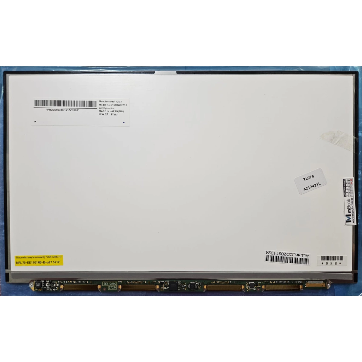 Tela Led Com pequena mancha Lt131ee11000 B131hw02 V.0 Sony