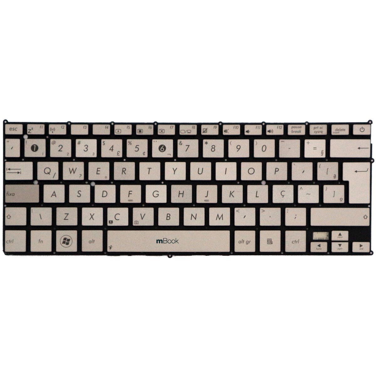 Teclado para Asus Zenbook Ux21 Ux21-esl4 Ux21a Ux21a-e5102h, 