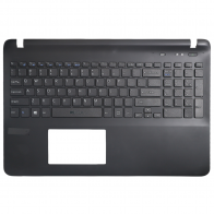 Carcaça Base Teclado para Sony VAIO SVF152C29L Preto Carcaça Base Teclado para Sony VAIO SVF152C29L Preto