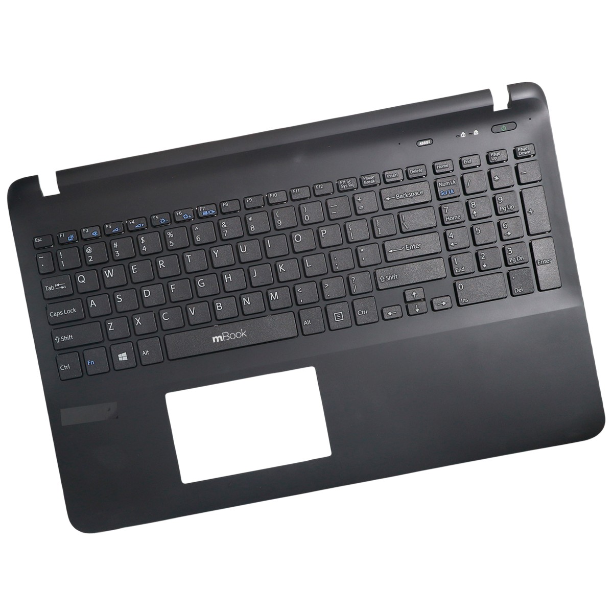 Carcaça Base Teclado para Sony VAIO Svf152c29m Preto