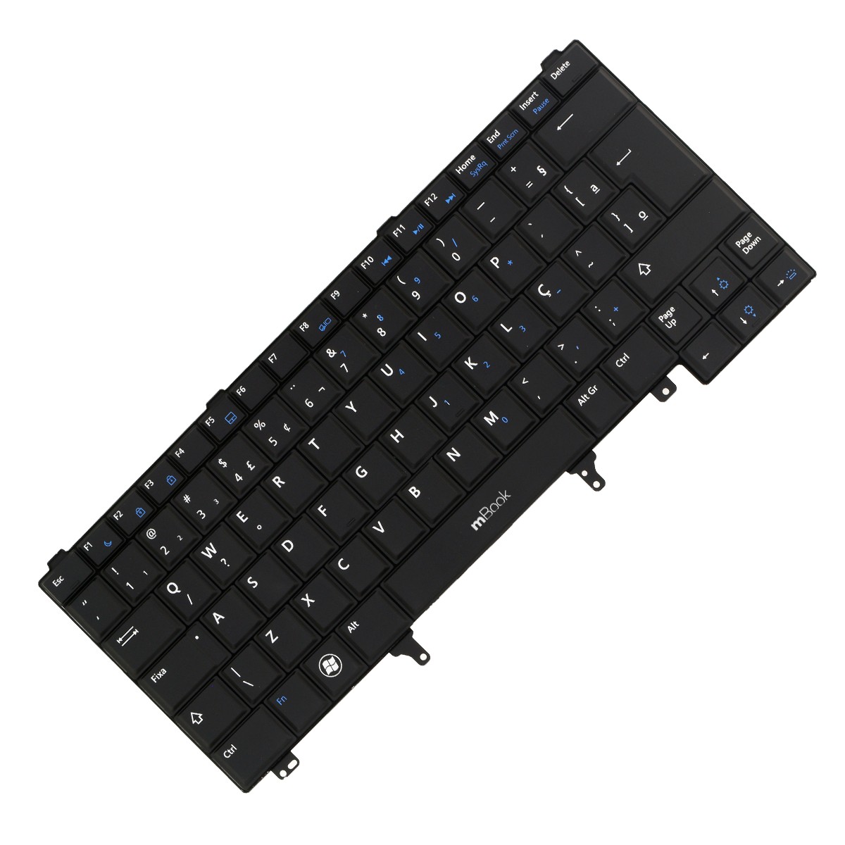 Teclado para Dell compatível com PN NSK-DVCBC 01 Com led
