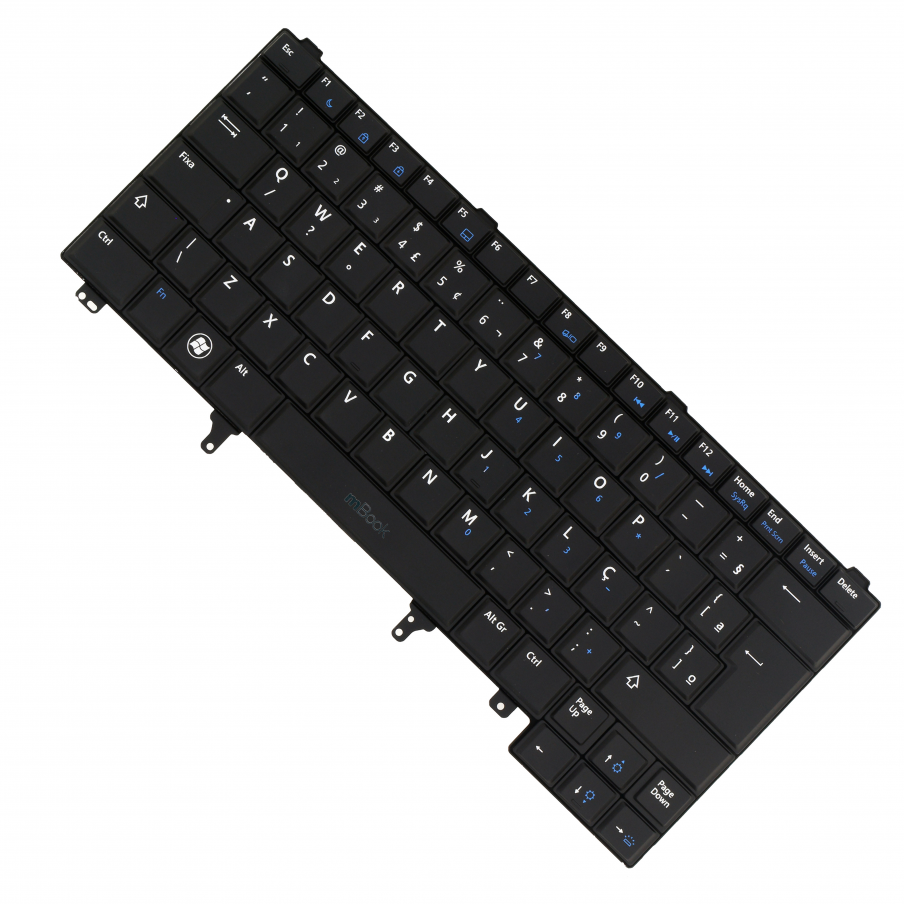 Teclado para Dell compatível com PN NSK-DVCBC 01 Com led