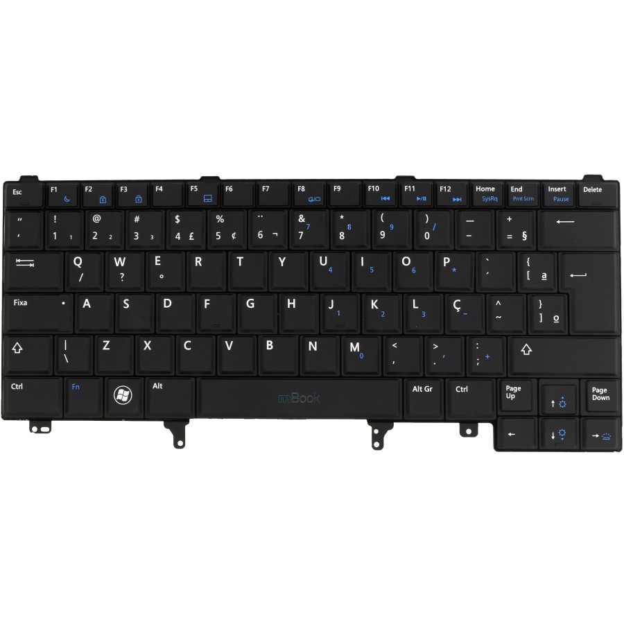 Teclado para Dell compatível com PN 130LY1G00 Com led