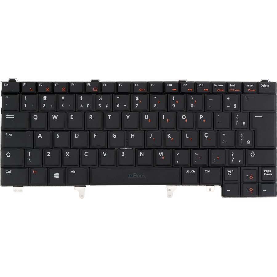 Teclado Dell Latitude 024p9j 24p9j 0cn5hf Cn5hf C7fhd Xt3