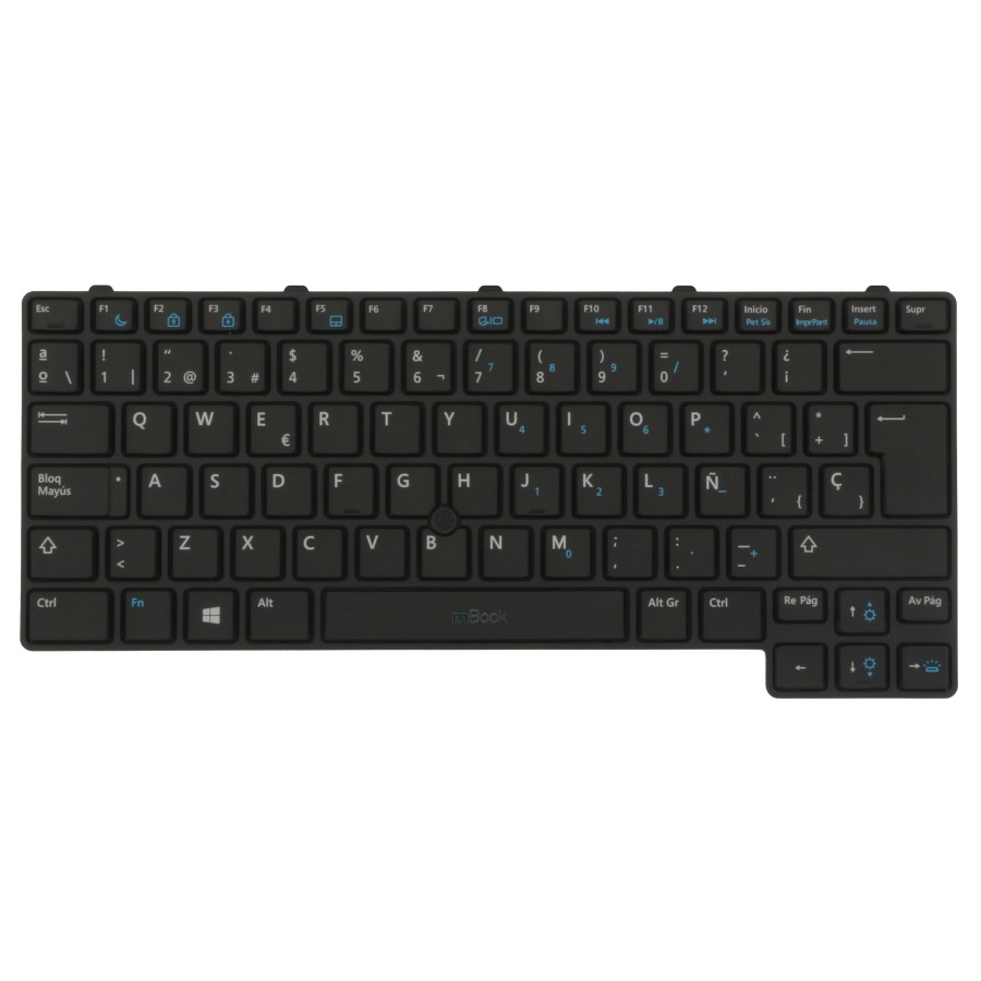 Teclado Dell Latitude 0dhxx7 v136425ak pk130r82a15 Espanhol