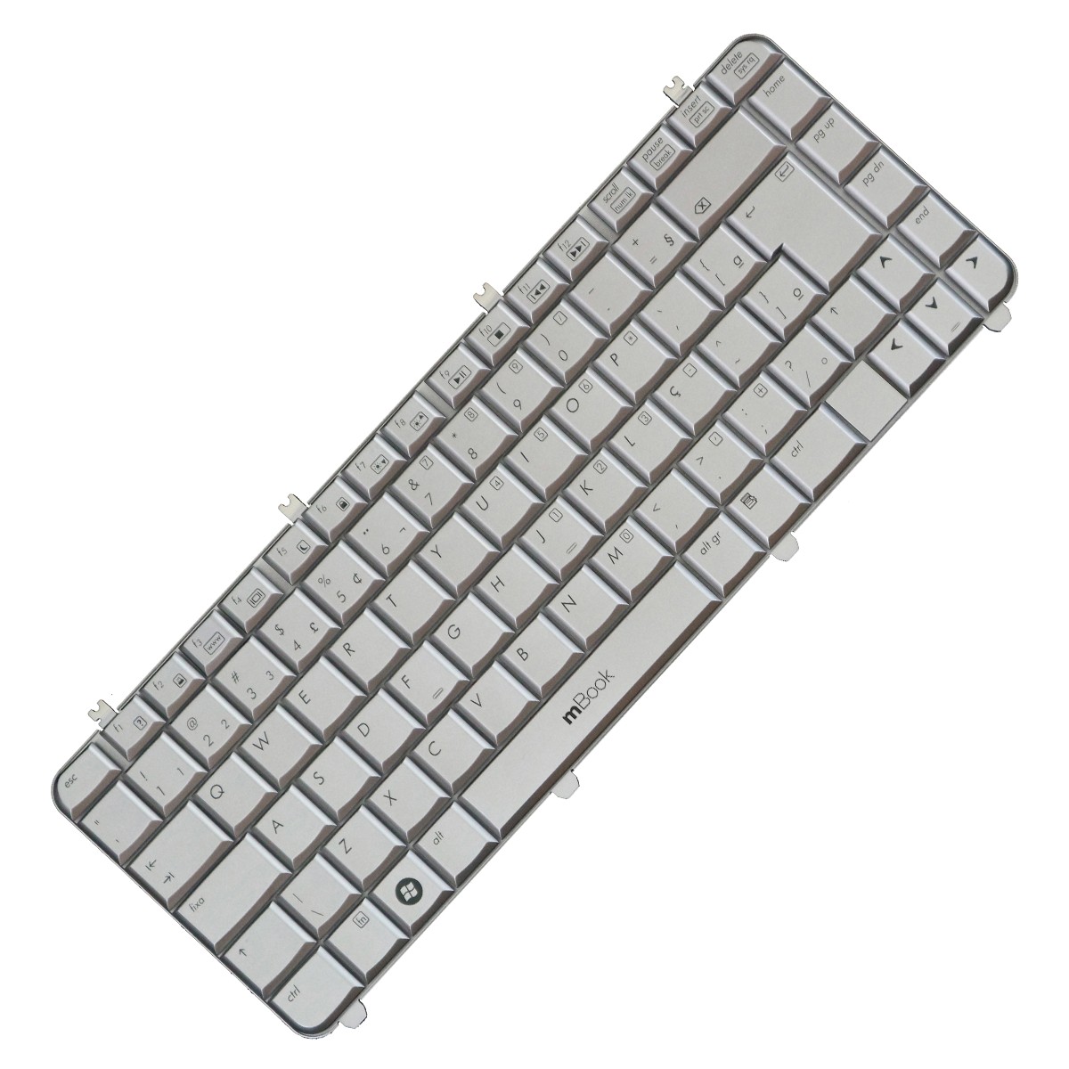 Teclado Hp Pavilion Dv5-1000 Séries Prata Com Ç