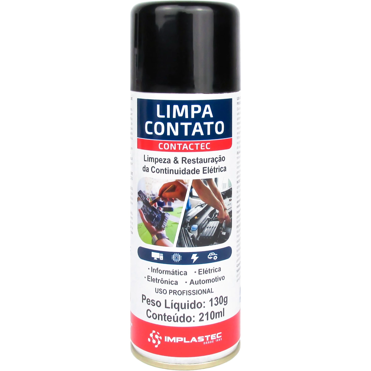Limpa Contato Spray Contactec Implastec Automotivo 210ml