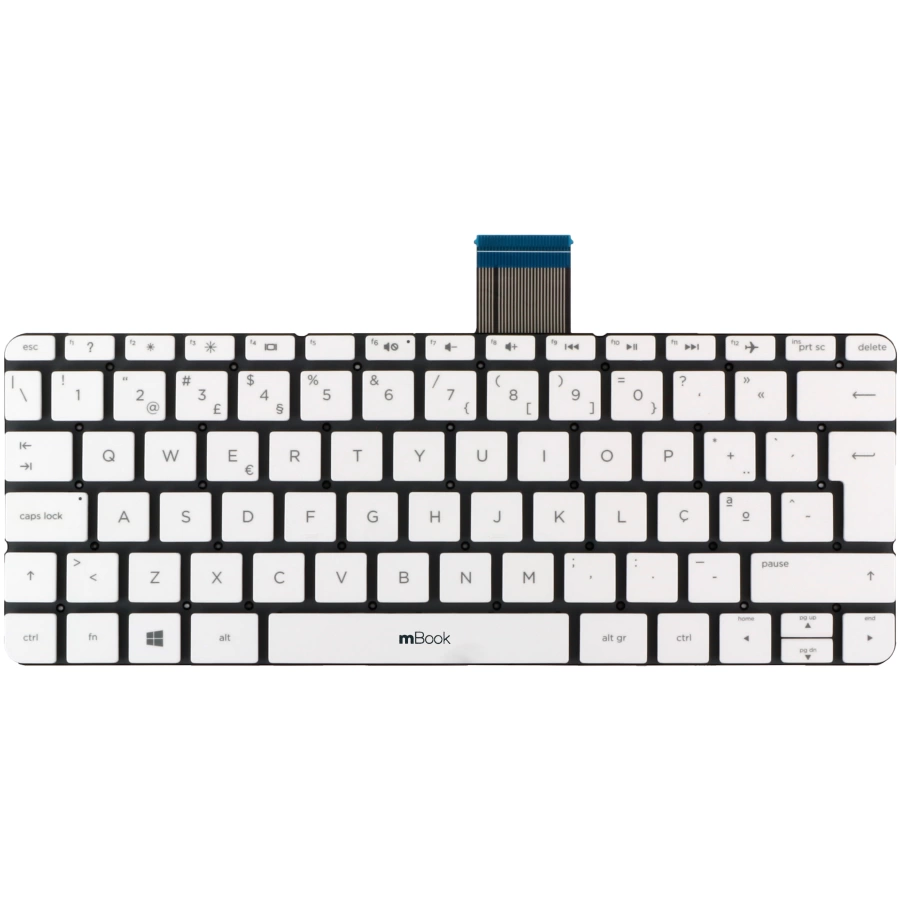 Teclado apra HP 11-ah000 Branco