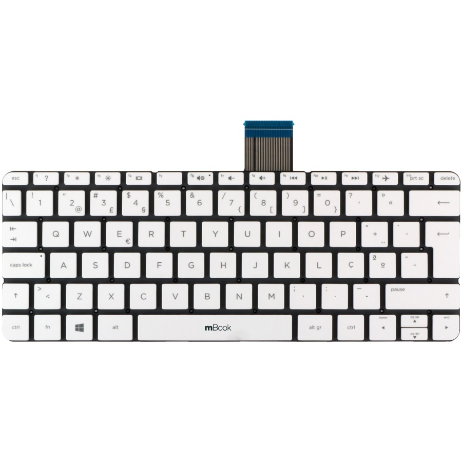 Teclado apra HP 11-ah000 Branco