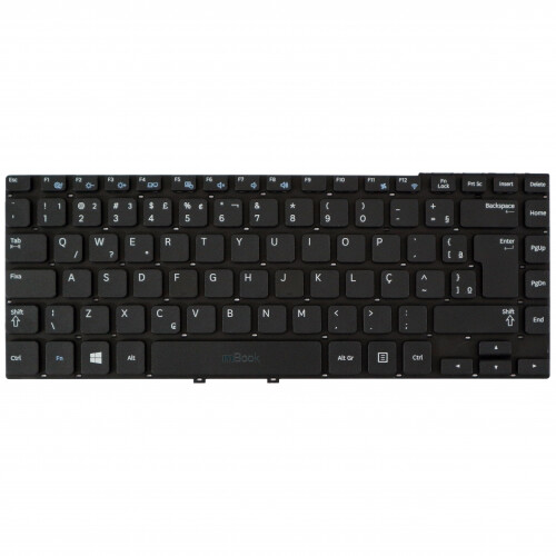 Teclado Notebook para Samsung Np270e4e V135360ck1 Preto, 