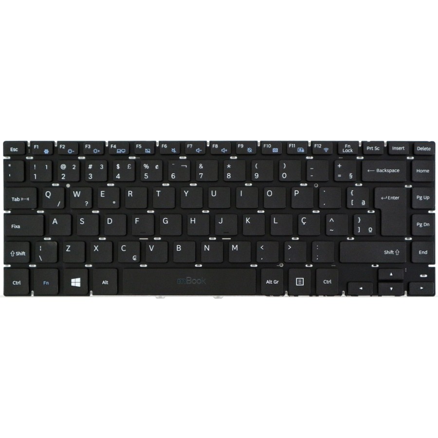 Teclado Para Notebooks Samsung Np370e4j-bw2br, 